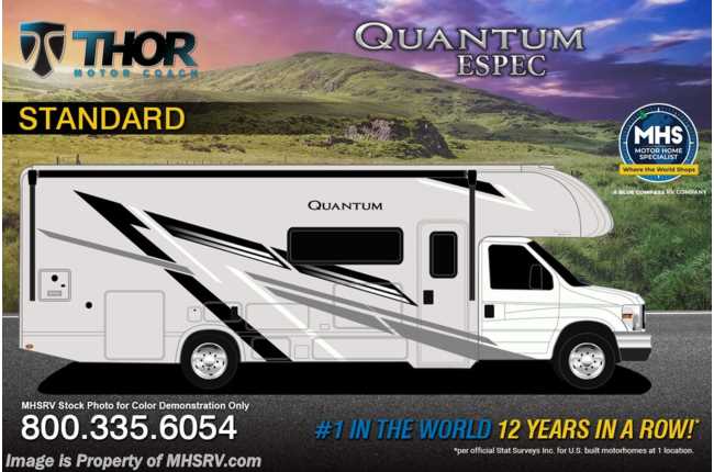 2026 Thor Motor Coach Quantum LZ25 W/ Tankless Water Heater, 4KW Gen., OH Loft &amp; More