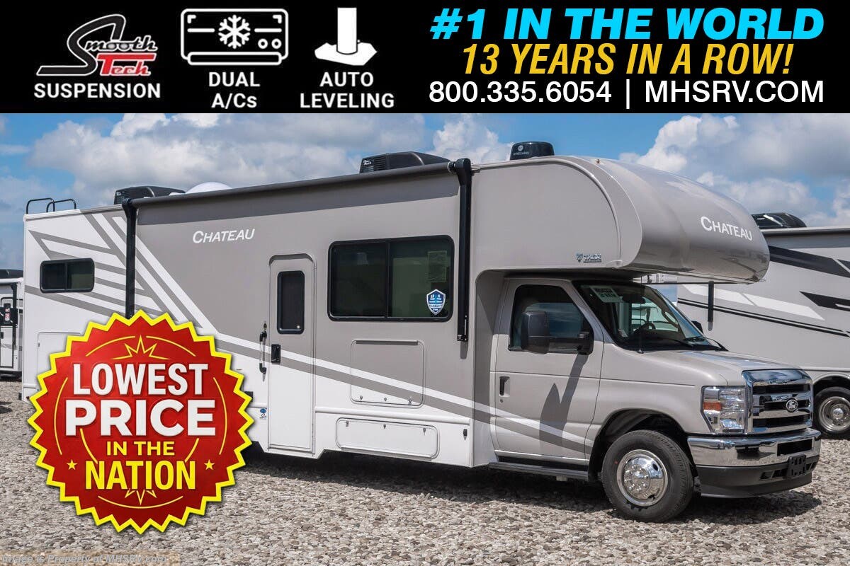 2026 Thor Motor Coach Chateau 31E Bunk Model RV W/ 2 A/Cs, SmoothTECH Suspension, Auto Leveling &amp; Ext. Entertainment