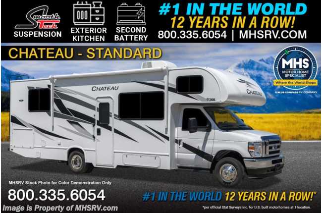 2026 Thor Motor Coach Chateau 28G W/ 50 State Generator, Tankless Water Heater, OH Loft, MEGA-Storage &amp; More