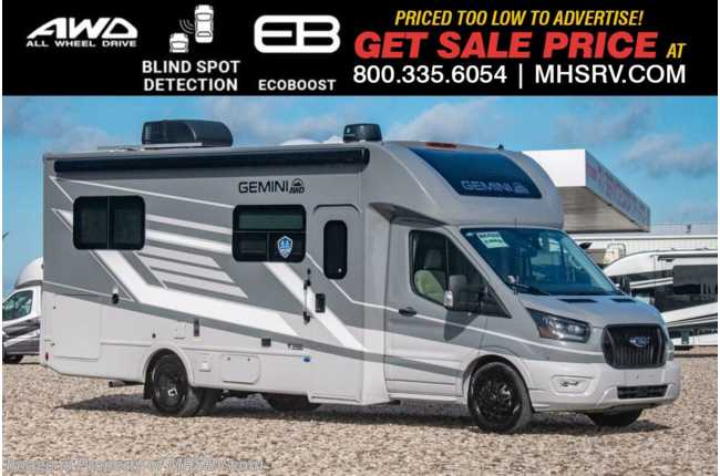 2026 Thor Motor Coach Gemini 24KB All-Wheel Drive (AWD) Luxury B+ EcoBoost® Edition W/ Blind Spot Detection &amp; Much More