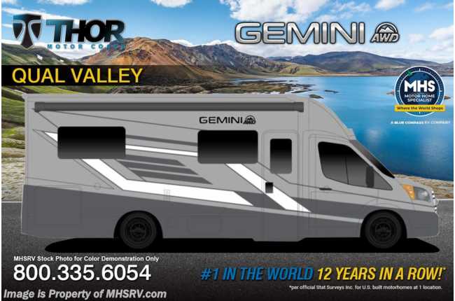 2026 Thor Motor Coach Gemini 24KB All Wheel Drive AWD Luxury B 1 2321 4547149 288059750