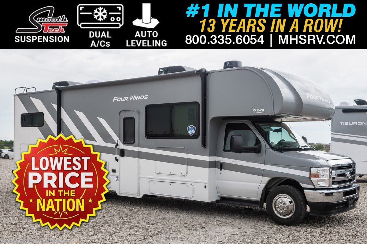2026 Thor Motor Coach Four Winds 31E Bunk Model RV W/ 2 A/Cs, SmoothTECH Suspension, Auto Leveling &amp; Ext. Entertainment