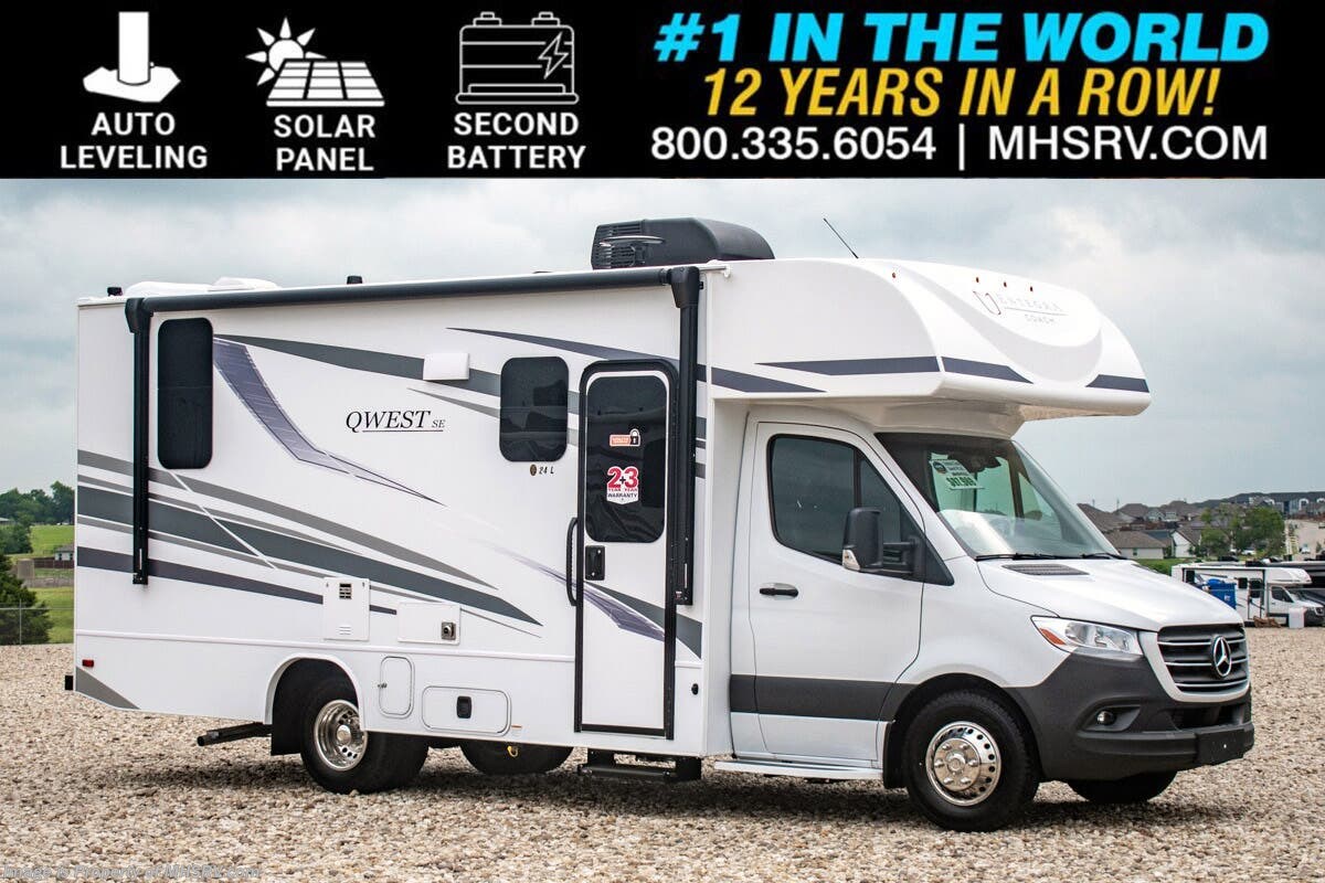2025 Entegra Coach Qwest SE 24L Diesel Sprinter W/ Hydraulic Auto Leveling, Solar &amp; Much More