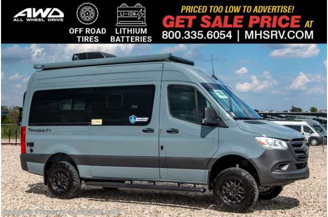 2026 Thor Motor Coach Tranquility 19A AWD Sprinter W/ Bike Rack, Lithium Battery &amp; Much More
