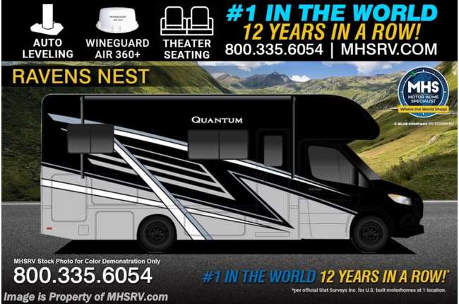 2026 Thor Motor Coach Quantum Sprinter GL24 Sprinter Diesel RV W/ Auto Leveling, Theater Seats, Winegard, Solar &amp; More