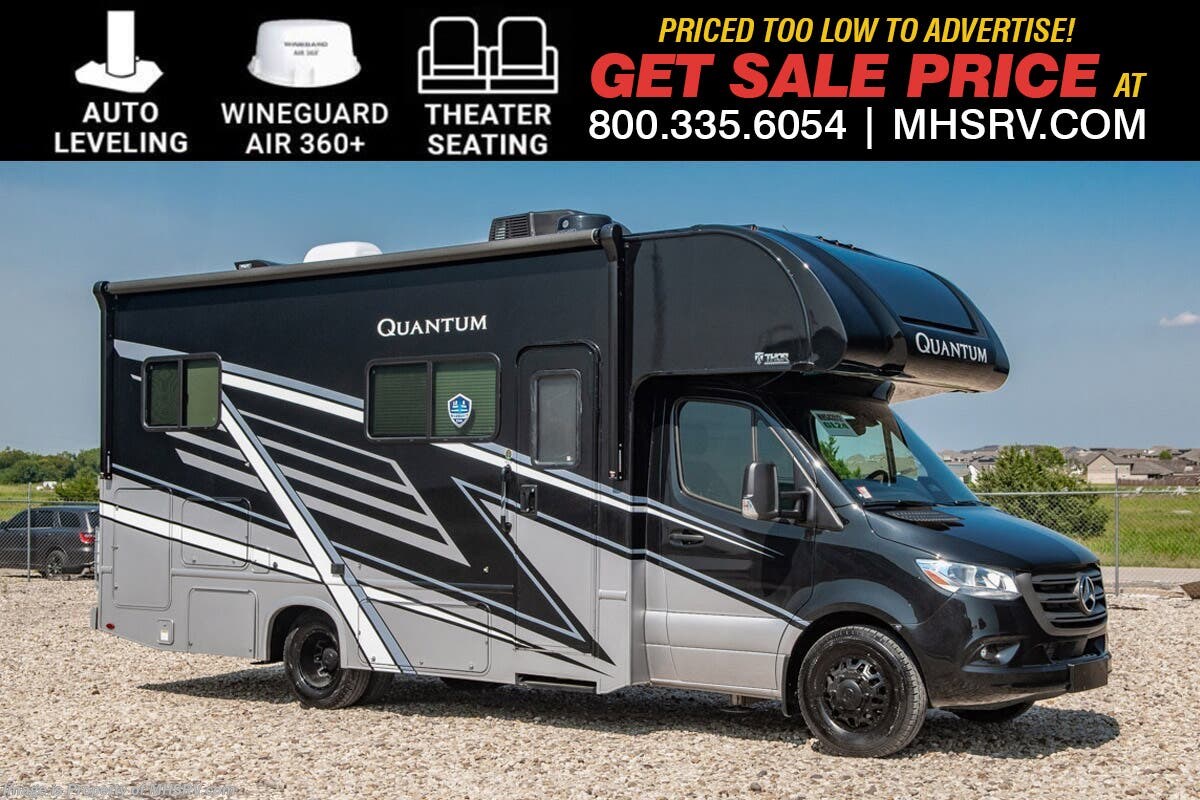 2026 Thor Motor Coach Quantum Sprinter GL24 Sprinter Diesel RV W/ Auto Leveling, Theater Seats, Winegard, Solar &amp; More