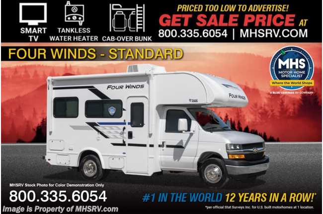 2026 Thor Motor Coach Four Winds 19Z W/  Smart TV, Tankless Water Heater &amp; Much More