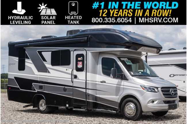 2025 Entegra Coach Qwest 24L Diesel Sprinter W/ Hydraulic Leveling Jacks, Solar, Heated Tanks &amp; More