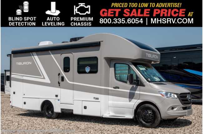 2026 Thor Motor Coach Tiburon 24RW Sprinter Diesel RV W/ Auto Level Jacks, 4500 Premium Chassis, Blind Spot Detect &amp; More