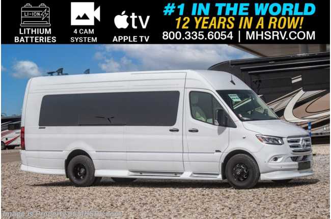 2026 Midwest Patriot Cruiser D6 Sprinter RV W/ Lithium Batteries, 4 Camera System, Apple TV &amp; More
