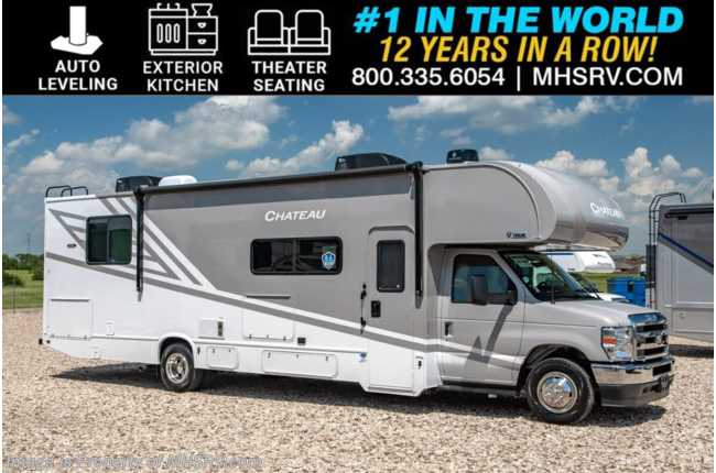 2026 Thor Motor Coach Chateau 31H RV W/ Auto Leveling, Ext. Kitchen, Theater Seats, Ext. TV &amp; More