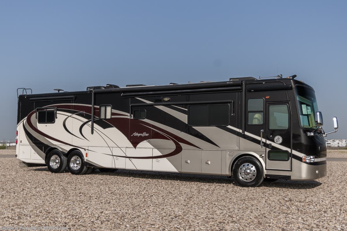 2009 Tiffin Allegro Bus 43 QRP RV W/ King Bed, Stack. W/D, Alum. Wheels, 10KW Diesel Gen. &amp; More