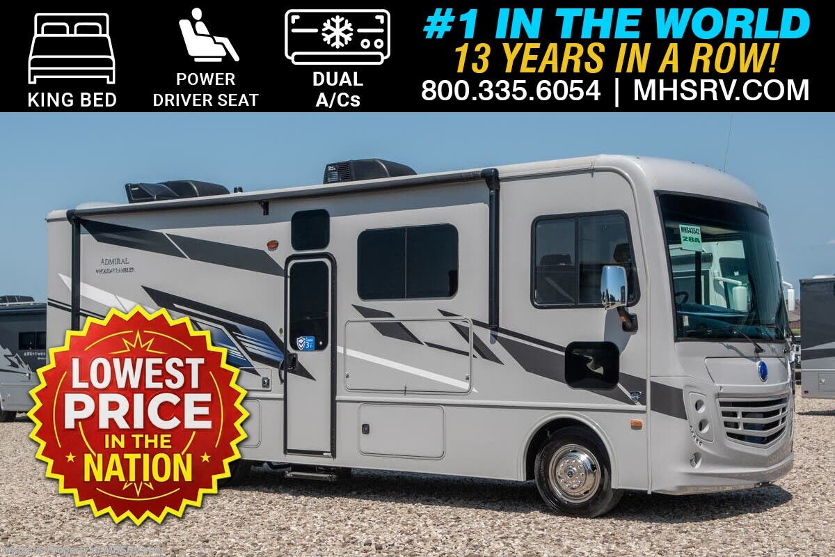 2026 Holiday Rambler Admiral 28A W/ King Bed, Pwr. Driver Seat, Dual A/C's &amp; More