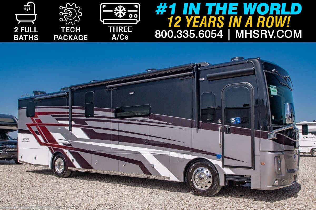 2026 Holiday Rambler Endeavor 38N 2 Full Bath Bunk Model RV W/Technology Pkg, 3 A/C's, Dishwasher, OH Loft  &amp; More
