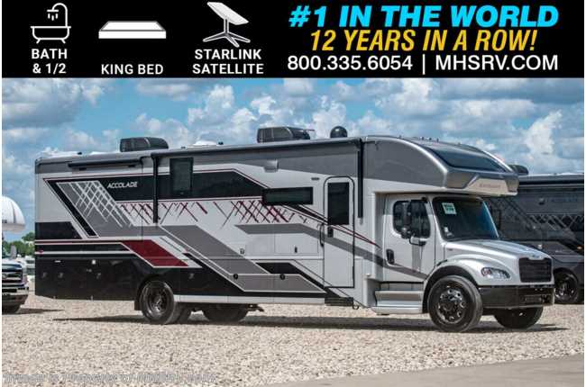 2026 Entegra Coach Accolade 37K Bath &amp; 1/2 Super C W/ King Bed, Starlink, W/D, Slide Out Cooler &amp; More