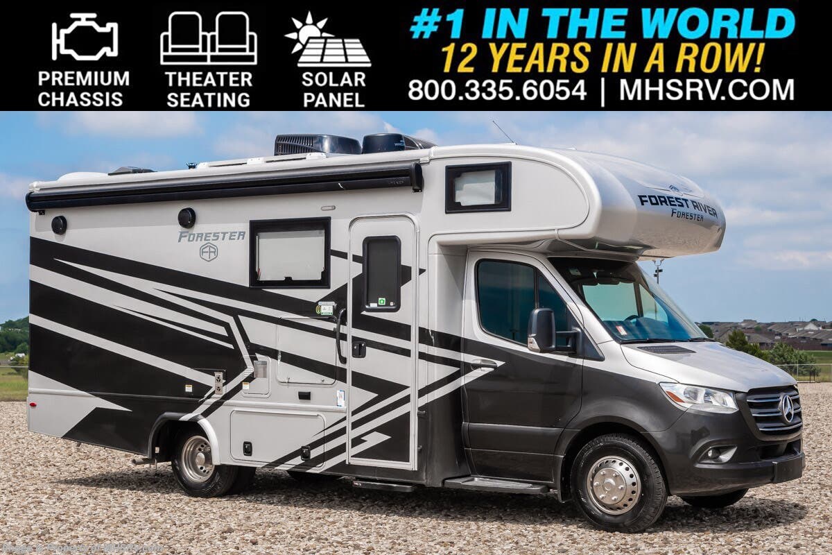 2026 Forest River Forester MBS 2401BDS Sprinter Diesel W/ Premium Chassis, Solar, Theater Seats, Auto Leveling, &amp; Premium Camping Pkg.