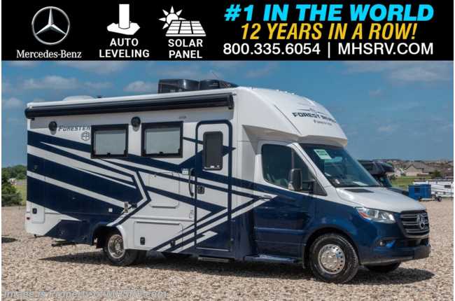 2026 Forest River Forester MBS 2401M Sprinter Diesel W/ Premium Chassis, Solar, Auto Leveling, &amp; Premium Camping Pkg.