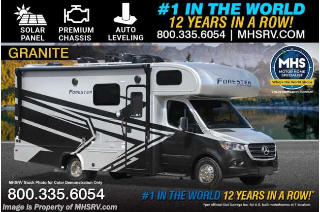 2026 Forest River Forester MBS 2401M Sprinter Diesel W/ Premium Chassis, Solar, Auto Leveling, &amp; Premium Camping Pkg.