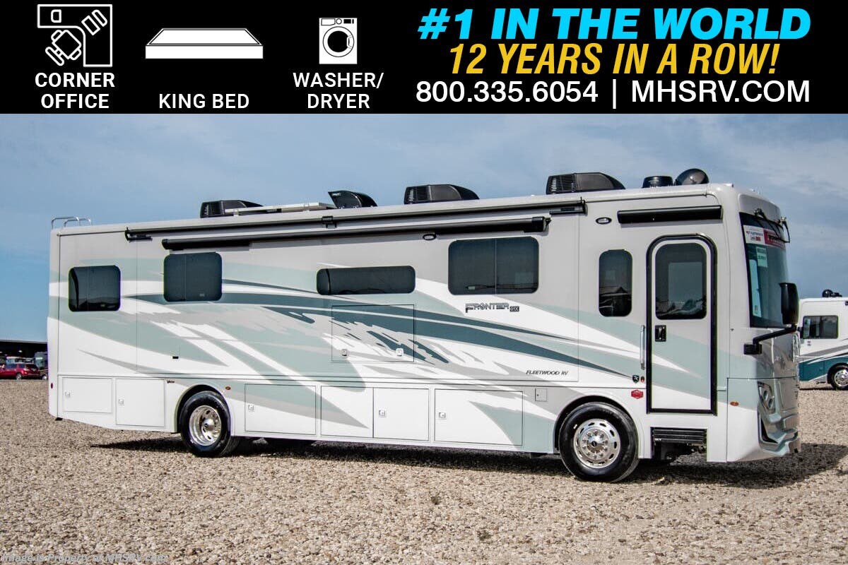 2025 Fleetwood Frontier GTX 37RT W/ Corner Office, King Bed, W/D, Motion Power Lounge, King Sat., Safety Pkg. &amp; More