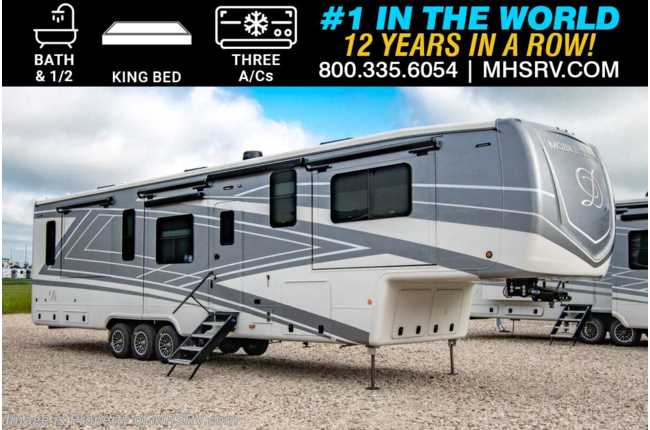 2025 DRV Mobile Suites Nashville Luxury Bath &amp; 1/2 5th Wheel W/ 3 A/Cs, King Bed, Heated Tanks, W/D, Power Cord Reel, Fireplace &amp; More
