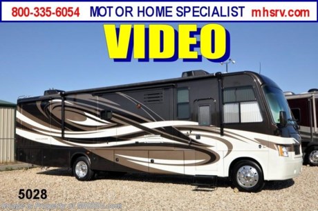 &lt;a href=&quot;http://www.mhsrv.com/thor-motor-coach/&quot;&gt;&lt;img src=&quot;http://www.mhsrv.com/images/sold-thor.jpg&quot; width=&quot;383&quot; height=&quot;141&quot; border=&quot;0&quot; /&gt;&lt;/a&gt; $2,000 VISA Gift Card with purchase. /TX 10/11/12/ &lt;object width=&quot;400&quot; height=&quot;300&quot;&gt;&lt;param name=&quot;movie&quot; value=&quot;http://www.youtube.com/v/1oED1I9AtPM?version=3&amp;amp;hl=en_US&quot;&gt;&lt;/param&gt;&lt;param name=&quot;allowFullScreen&quot; value=&quot;true&quot;&gt;&lt;/param&gt;&lt;param name=&quot;allowscriptaccess&quot; value=&quot;always&quot;&gt;&lt;/param&gt;&lt;embed src=&quot;http://www.youtube.com/v/1oED1I9AtPM?version=3&amp;amp;hl=en_US&quot; type=&quot;application/x-shockwave-flash&quot; width=&quot;400&quot; height=&quot;300&quot; allowscriptaccess=&quot;always&quot; allowfullscreen=&quot;true&quot;&gt;&lt;/embed&gt;&lt;/object&gt; MSRP $154,431. New 2012 Thor Motor Coach Challenger. Model 37DT. This luxury RV measures approximately 37 feet 10 inches in length and features (3) slide-out rooms. The all new DT floor plan is highlighted by the extendable L-Shaped sofa &amp; fireplace in the living room, the U-shaped booth dinette and the large double lavy bathroom. Optional equipment includes a Vintage Maple wood package, full body paint exterior, side-by-side refrigerator, 3-camera monitoring system, home theater system with sub woofer, 3-burner range with oven, exterior entertainment center, 600 watt inverter, dual pane windows, power driver&#39;s seat &amp; electric privacy shade and sun visor. The 2012 TMC Challenger also features a Ford Triton V-10 engine, 5-speed automatic transmission, 22-Series ford chassis with aluminum wheels, fully automatic hydraulic leveling system, electric patio awning, side hinged baggage doors, iPod docking station, DVD, LCD TVs, day/night shades, Corian kitchen counter, dual roof A/C units, 5500 Onan Marquis Gold generator, gas/electric water heater, heated and enclosed holding tanks and much more. CALL MOTOR HOME SPECIALIST at 800-335-6054 or Visit MHSRV .com FOR ADDITONAL PHOTOS, DETAILS, BROCHURE, WINDOW STICKER, VIDEOS &amp; MORE.