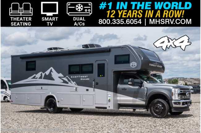 2025 East to West Bravado 33DS 4x4 Super C RV W/ Theater Seats, Smart TV, 2nd A/C, Solar &amp; more