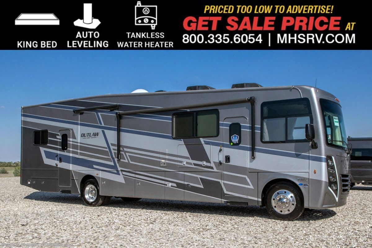 2026 Thor Motor Coach Outlaw Wild West Edition 38M Toy Hauler RV W/ 50 State Onan Gen., Auto Leveling, Tankless Water Heater, FBP &amp; More