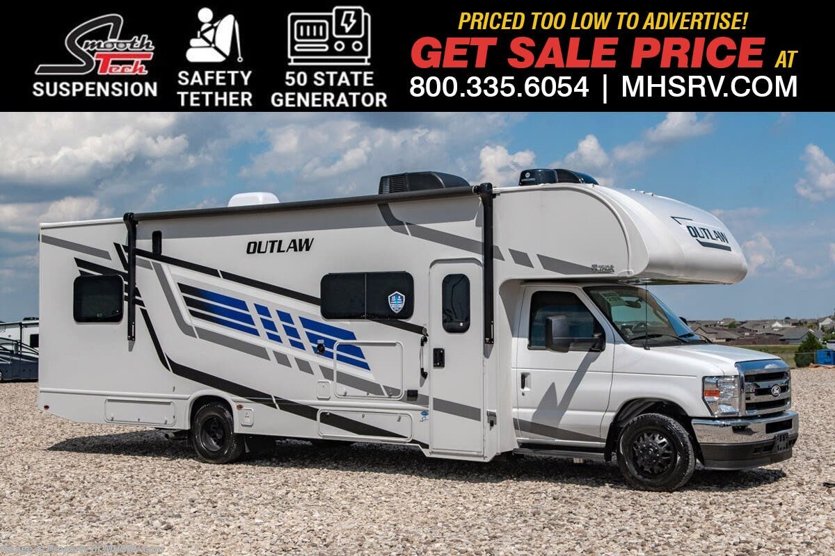 2026 Thor Motor Coach Outlaw Toy Hauler 29T Toy Hauler W/ SmoothTECH Suspension, Child Safety Net, 50 State Gen. &amp; More