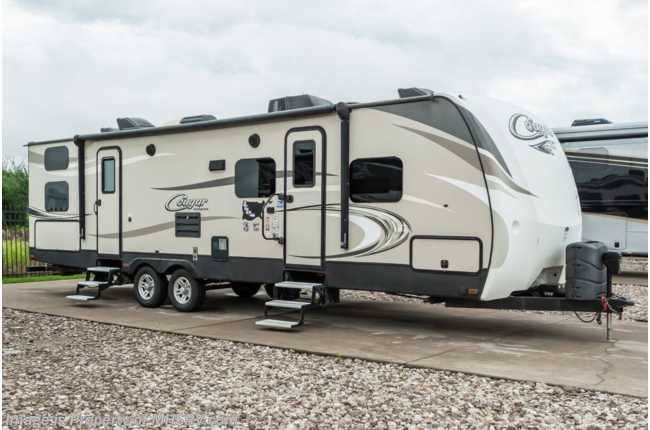 2017 Keystone Cougar Half-Ton 31SQBWE Bunk Model Travel Trailer W/ Alum. Wheels, King Beds, Oven &amp; More