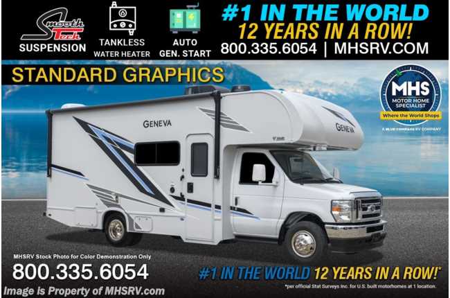2026 Thor Motor Coach Geneva 19VT W/ SmoothTECH Suspension, Tankless Water Heater, AGS, Cali Collection &amp; More