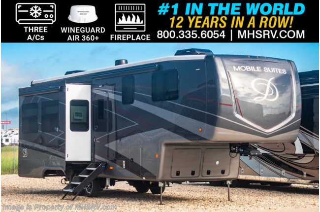 2025 DRV Mobile Suites 35RLSB Luxury 5th Wheel W/ 3 A/Cs, Winegard, Fireplace, Heated Tanks &amp; More