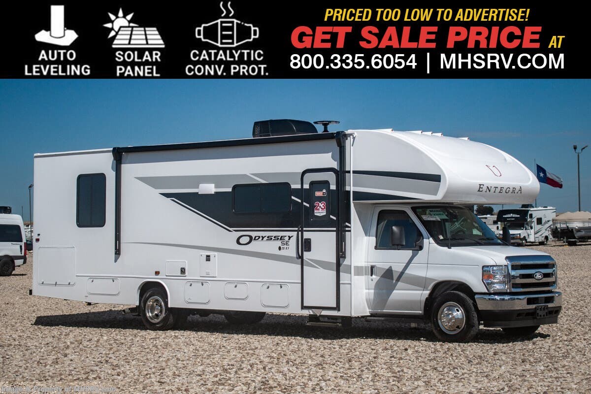 2026 Entegra Coach Odyssey SE 29KF W/ Catalytic Converter Protection, Solar, Auto Leveling, Customer Value Pkg. &amp; Much More