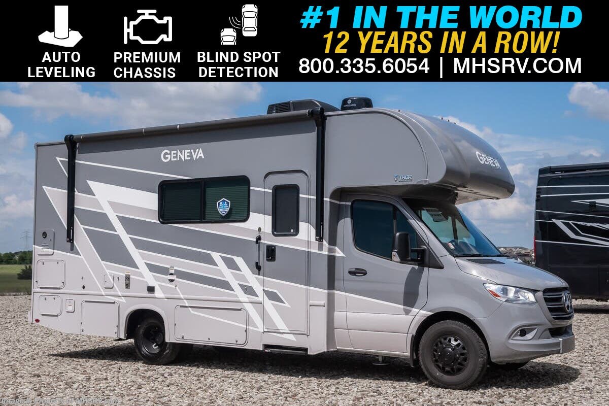 2026 Thor Motor Coach Geneva 24VP Sprinter RV W/ Auto Level Jacks, 4500 Premium Chassis, Blind Spot Detect