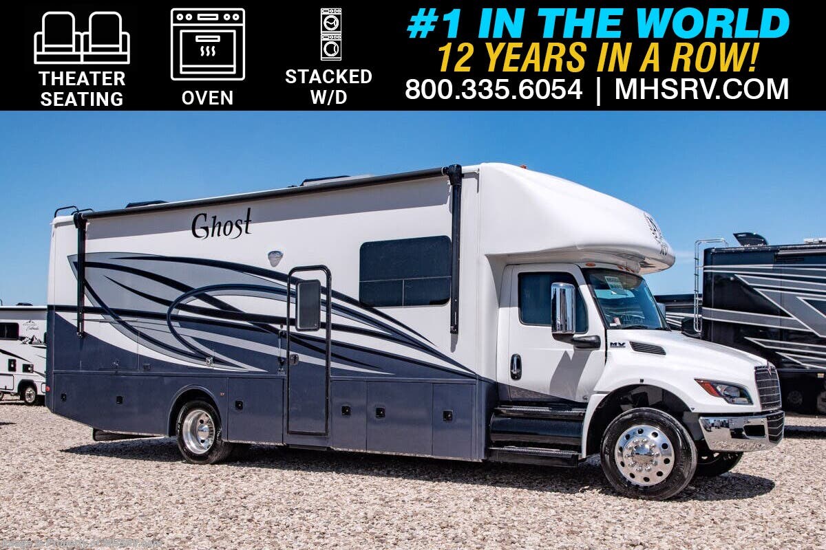 2026 Nexus Ghost 33DS Luxury Super C W/ Theater Seating, Oven, Stackable W/D and Diamond Shield.