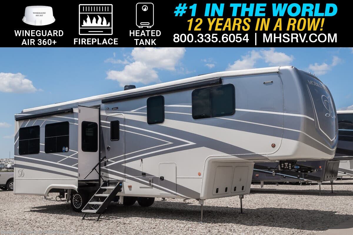 2026 DRV Mobile Suites 35RLSB Luxury 5th Wheel W/ ASA Voyager, Winegard, Fireplace, Heated Tanks &amp; More