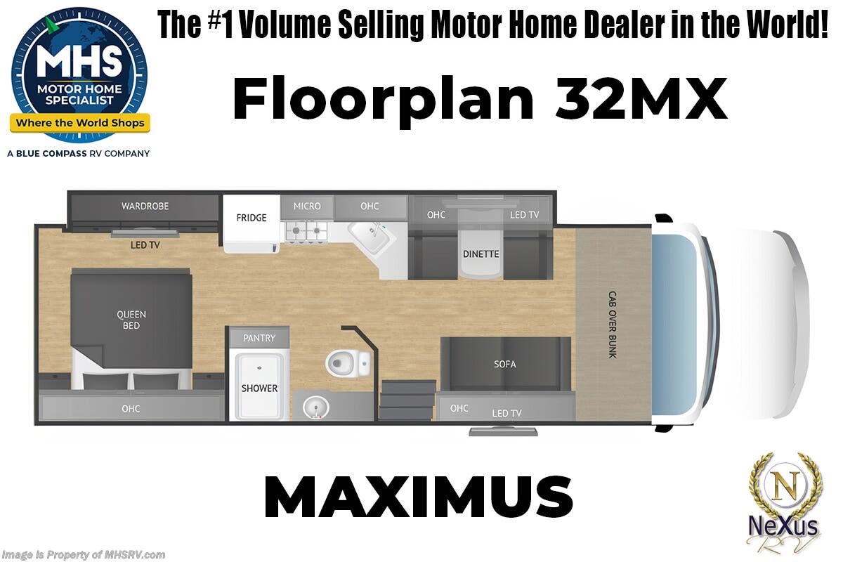 Floorplan of 2026 Nexus Maximus 32MX