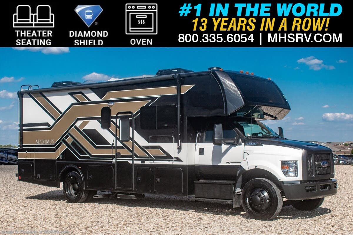 2026 Nexus Maximus 32MX 4x2 Super C W/ Theater Seats, Diamond Shield, Oven, Solar, Outside Kitchen &amp; F-650 Chassis