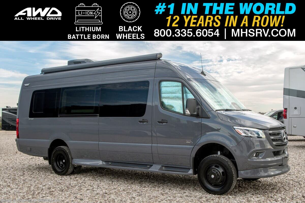 2026 Midwest Patriot MD4 AWD Sprinter W/ Lithium Battle Born, Black Out Rims, 4 Camera System, VB Air Ride, Wireless Internet Router &amp; More