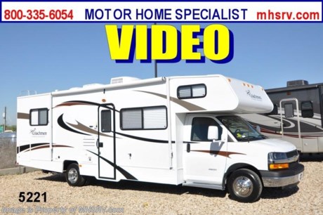 &lt;a href=&quot;http://www.mhsrv.com/coachmen-rv/&quot;&gt;&lt;img src=&quot;http://www.mhsrv.com/images/sold-coachmen.jpg&quot; width=&quot;383&quot; height=&quot;141&quot; border=&quot;0&quot; /&gt;&lt;/a&gt;

&lt;object width=&quot;400&quot; height=&quot;300&quot;&gt;&lt;param name=&quot;movie&quot; value=&quot;http://www.youtube.com/v/RqNmQzNdFZ8?version=3&amp;amp;hl=en_US&quot;&gt;&lt;/param&gt;&lt;param name=&quot;allowFullScreen&quot; value=&quot;true&quot;&gt;&lt;/param&gt;&lt;param name=&quot;allowscriptaccess&quot; value=&quot;always&quot;&gt;&lt;/param&gt;&lt;embed src=&quot;http://www.youtube.com/v/RqNmQzNdFZ8?version=3&amp;amp;hl=en_US&quot; type=&quot;application/x-shockwave-flash&quot; width=&quot;400&quot; height=&quot;300&quot; allowscriptaccess=&quot;always&quot; allowfullscreen=&quot;true&quot;&gt;&lt;/embed&gt;&lt;/object&gt; /CO 8/24/12/ MSRP $73,571. New 2013 Coachmen Freelander: Model 28QB. This Class C RV measures approximately 30 feet 9 inches in length and features a tremendous amount of living &amp; storage area. Options include stainless steel wheel inserts, large LCD TV w/DVD player, rear ladder, Travel easy Roadside Assistance, child safety net &amp; ladder, heated tank pads and the beautiful Brazilian Cherry wood package. The Coachmen Freelander RV also features a Chevy 4500 series chassis, 6.0L Vortec V-8, 6-speed automatic transmission, 57 gallon fuel tank, the Azdel SuperLite composite sidewalls and more. Motor Home Specialist IS THE #1 VOLUME SELLING DEALER IN THE WORLD with 1 LOCATION! CALL MOTOR HOME SPECIALIST at 800-335-6054 or VISIT MHSRV .com FOR ADDITIONAL PHOTOS, DETAILS, FACTORY WINDOW STICKER, BROCHURE, VIDEOS &amp; MORE.