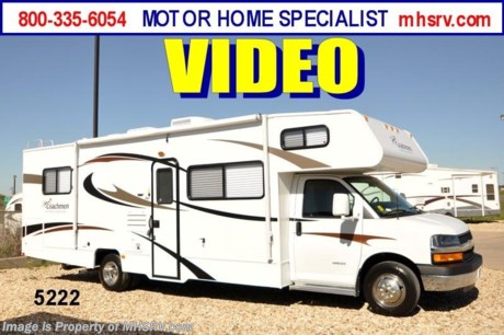 &lt;a href=&quot;http://www.mhsrv.com/coachmen-rv/&quot;&gt;&lt;img src=&quot;http://www.mhsrv.com/images/sold-coachmen.jpg&quot; width=&quot;383&quot; height=&quot;141&quot; border=&quot;0&quot; /&gt;&lt;/a&gt;

&lt;object width=&quot;400&quot; height=&quot;300&quot;&gt;&lt;param name=&quot;movie&quot; value=&quot;http://www.youtube.com/v/RqNmQzNdFZ8?version=3&amp;amp;hl=en_US&quot;&gt;&lt;/param&gt;&lt;param name=&quot;allowFullScreen&quot; value=&quot;true&quot;&gt;&lt;/param&gt;&lt;param name=&quot;allowscriptaccess&quot; value=&quot;always&quot;&gt;&lt;/param&gt;&lt;embed src=&quot;http://www.youtube.com/v/RqNmQzNdFZ8?version=3&amp;amp;hl=en_US&quot; type=&quot;application/x-shockwave-flash&quot; width=&quot;400&quot; height=&quot;300&quot; allowscriptaccess=&quot;always&quot; allowfullscreen=&quot;true&quot;&gt;&lt;/embed&gt;&lt;/object&gt; MSRP $73,571. New 2013 Coachmen Freelander /TX 8/24/12/ Model 28QB. This Class C RV measures approximately 30 feet 9 inches in length and features a tremendous amount of living &amp; storage area. Options include stainless steel wheel inserts, large LCD TV w/DVD player, rear ladder, Travel easy Roadside Assistance, child safety net &amp; ladder, heated tank pads and the beautiful Brazilian Cherry wood package. The Coachmen Freelander RV also features a Chevy 4500 series chassis, 6.0L Vortec V-8, 6-speed automatic transmission, 57 gallon fuel tank, the Azdel SuperLite composite sidewalls and more. Motor Home Specialist IS THE #1 VOLUME SELLING DEALER IN THE WORLD with 1 LOCATION! CALL MOTOR HOME SPECIALIST at 800-335-6054 or VISIT MHSRV .com FOR ADDITIONAL PHOTOS, DETAILS, FACTORY WINDOW STICKER, BROCHURE, VIDEOS &amp; MORE.