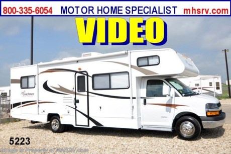 &lt;a href=&quot;http://www.mhsrv.com/coachmen-rv/&quot;&gt;&lt;img src=&quot;http://www.mhsrv.com/images/sold-coachmen.jpg&quot; width=&quot;383&quot; height=&quot;141&quot; border=&quot;0&quot; /&gt;&lt;/a&gt;

&lt;object width=&quot;400&quot; height=&quot;300&quot;&gt;&lt;param name=&quot;movie&quot; value=&quot;http://www.youtube.com/v/RqNmQzNdFZ8?version=3&amp;amp;hl=en_US&quot;&gt;&lt;/param&gt;&lt;param name=&quot;allowFullScreen&quot; value=&quot;true&quot;&gt;&lt;/param&gt;&lt;param name=&quot;allowscriptaccess&quot; value=&quot;always&quot;&gt;&lt;/param&gt;&lt;embed src=&quot;http://www.youtube.com/v/RqNmQzNdFZ8?version=3&amp;amp;hl=en_US&quot; type=&quot;application/x-shockwave-flash&quot; width=&quot;400&quot; height=&quot;300&quot; allowscriptaccess=&quot;always&quot; allowfullscreen=&quot;true&quot;&gt;&lt;/embed&gt;&lt;/object&gt;  /TX 8/24/12/ MSRP $73,571. New 2013 Coachmen Freelander: Model 28QB. This Class C RV measures approximately 30 feet 9 inches in length and features a tremendous amount of living &amp; storage area. Options include stainless steel wheel inserts, large LCD TV w/DVD player, rear ladder, Travel easy Roadside Assistance, child safety net &amp; ladder, heated tank pads and the beautiful Brazilian Cherry wood package. The Coachmen Freelander RV also features a Chevy 4500 series chassis, 6.0L Vortec V-8, 6-speed automatic transmission, 57 gallon fuel tank, the Azdel SuperLite composite sidewalls and more. Motor Home Specialist IS THE #1 VOLUME SELLING DEALER IN THE WORLD with 1 LOCATION! CALL MOTOR HOME SPECIALIST at 800-335-6054 or VISIT MHSRV .com FOR ADDITIONAL PHOTOS, DETAILS, FACTORY WINDOW STICKER, BROCHURE, VIDEOS &amp; MORE.
