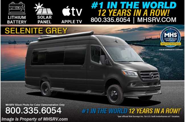 2025 Forest River OGV V-RV 5RLA Luxury B Van RV W/ 1080Ah Lithium Battery, Solar, Apple TV &amp; More