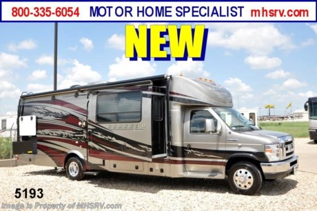 &lt;a href=&quot;http://www.mhsrv.com/coachmen-rv/&quot;&gt;&lt;img src=&quot;http://www.mhsrv.com/images/sold-coachmen.jpg&quot; width=&quot;383&quot; height=&quot;141&quot; border=&quot;0&quot; /&gt;&lt;/a&gt;
New class c motorhome by Coachmen - Oklahoma 7/20/12.

&lt;object width=&quot;400&quot; height=&quot;300&quot;&gt;&lt;param name=&quot;movie&quot; value=&quot;http://www.youtube.com/v/6cV1fU8yO8Q?version=3&amp;amp;hl=en_US&quot;&gt;&lt;/param&gt;&lt;param name=&quot;allowFullScreen&quot; value=&quot;true&quot;&gt;&lt;/param&gt;&lt;param name=&quot;allowscriptaccess&quot; value=&quot;always&quot;&gt;&lt;/param&gt;&lt;embed src=&quot;http://www.youtube.com/v/6cV1fU8yO8Q?version=3&amp;amp;hl=en_US&quot; type=&quot;application/x-shockwave-flash&quot; width=&quot;400&quot; height=&quot;300&quot; allowscriptaccess=&quot;always&quot; allowfullscreen=&quot;true&quot;&gt;&lt;/embed&gt;&lt;/object&gt; MSRP $123,328. New 2013 Coachmen Concord 300TS w/3 Slide-out rooms. This luxury Class C RV measures approximately 30ft. 10in. Options include aluminum wheels, automatic satellite, leveling jacks, full body paint upgrade, Brazilian cherry wood package, Onan 4000 generator, LCD TV with DVD in bedroom, 2nd auxiliary battery, power entrance step, 3-camera monitoring system, removable carpet set, satellite ready radio, power mirrors with heat, heated tanks, tank gate valves, exterior entertainment center, Travel Easy Roadside assistance, hitch &amp; wire, high gloss fiberglass sidewalls &amp; large LCD TV with speakers. A few standard features include the Ford E-450 super duty chassis, Ride-Rite air assist suspension system, exterior speakers &amp; the Azdel super light composite sidewalls. Motor Home Specialist is the largest volume selling motor home dealer in the world with 1 location! FOR ADDITIONAL PHOTOS, DETAILS, BROCHURE, FACTORY WINDOW STICKER, VIDEOS and more please visit MHSRV .com or call 800-335-6054.