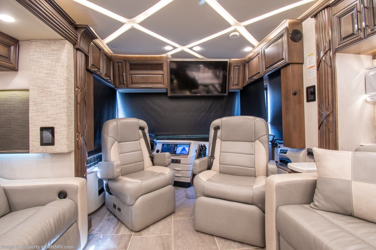 2022 Newmar Mountain Aire 4118 - Used Diesel Pusher For Sale by Motor Home Specialist in Alvarado, Texas features Bath & 1/2, Theater Seating