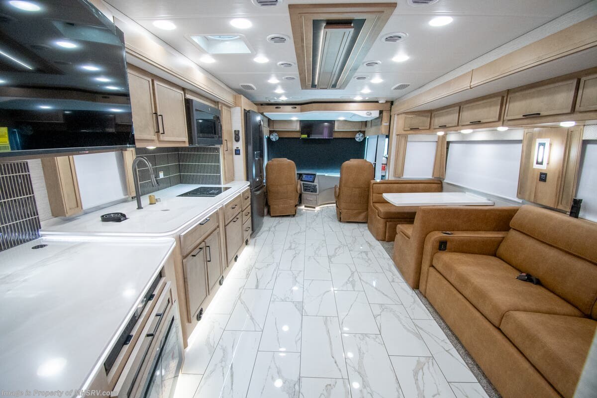 2026 Forest River Berkshire XLT 45A - New Diesel Pusher For Sale by Motor Home Specialist in Alvarado, Texas features Two Full Baths, Bunk Beds