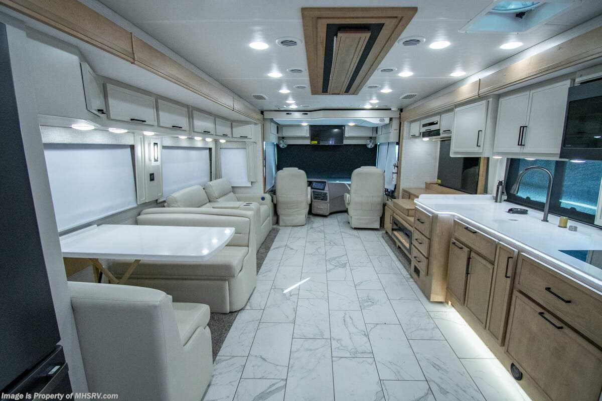 2026 Forest River Berkshire XLT 45G - New Diesel Pusher For Sale by Motor Home Specialist in Alvarado, Texas features Bath & 1/2, Theater Seating