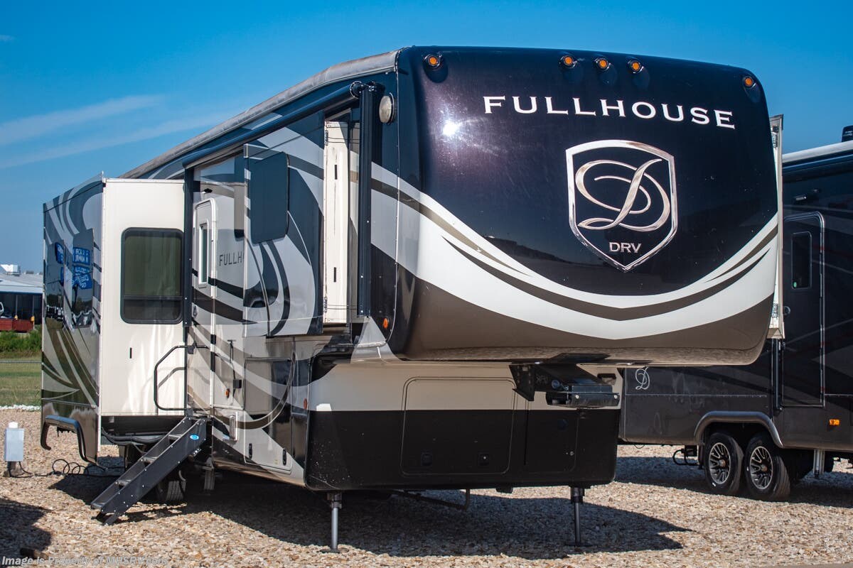 2017 DRV Full House JX450 Toy Hauler 5th Wheel W/ Onan Gen., Alum ...