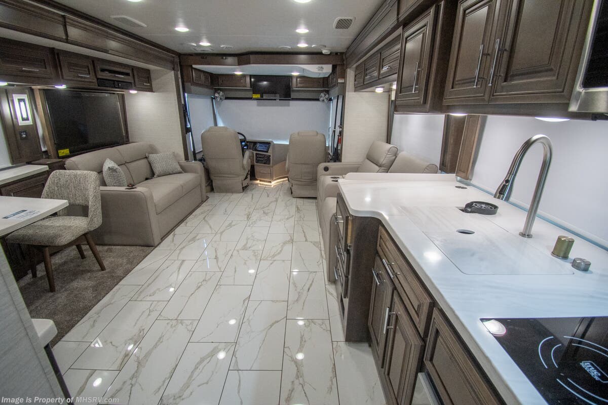 2026 Forest River Berkshire XL 37B - New Diesel Pusher For Sale by Motor Home Specialist in Alvarado, Texas features Theater Seating