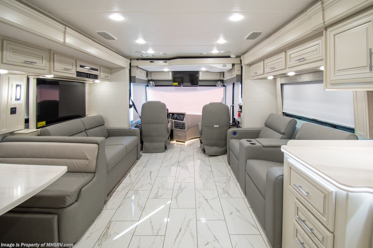 2026 Forest River Berkshire XL 37B - New Diesel Pusher For Sale by Motor Home Specialist in Alvarado, Texas features Theater Seating