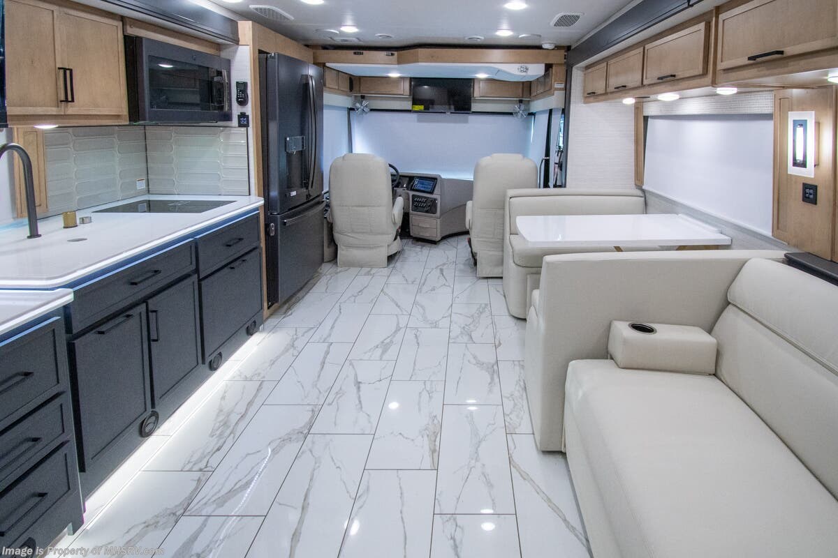 2026 Forest River Berkshire XL 40E - New Diesel Pusher For Sale by Motor Home Specialist in Alvarado, Texas features Two Full Baths, Bunk Beds